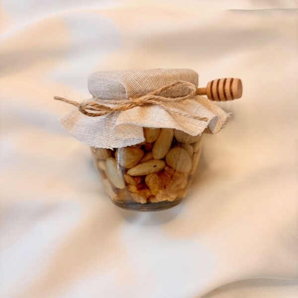 Bomboniera miele e frutta secca corda
