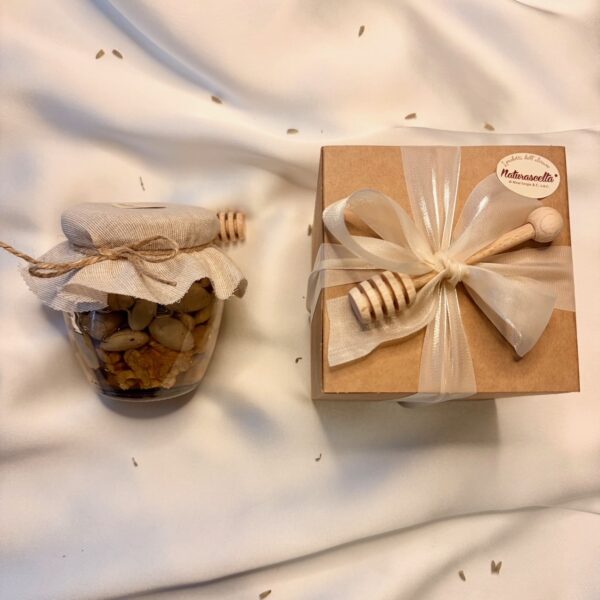 miele e frutta secca + scatola coglimiele