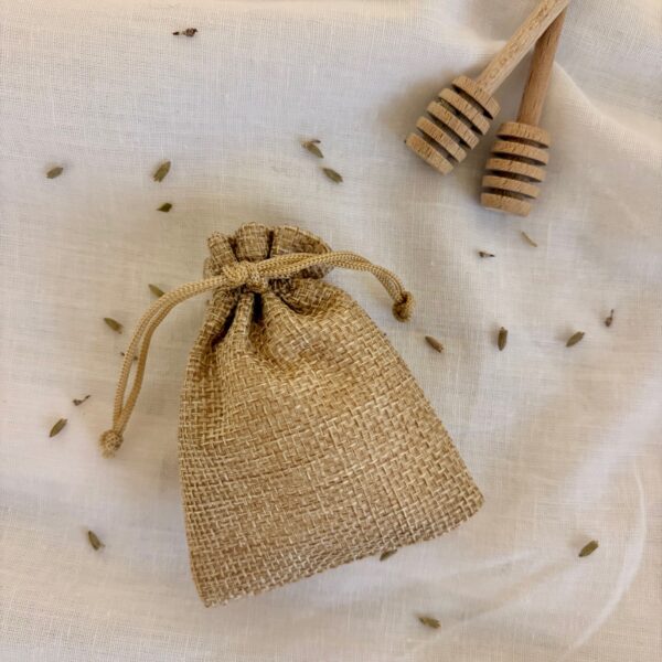 Sacchetto confetti in juta