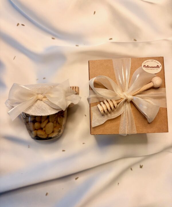 Bomboniera miele e frutta secca raso