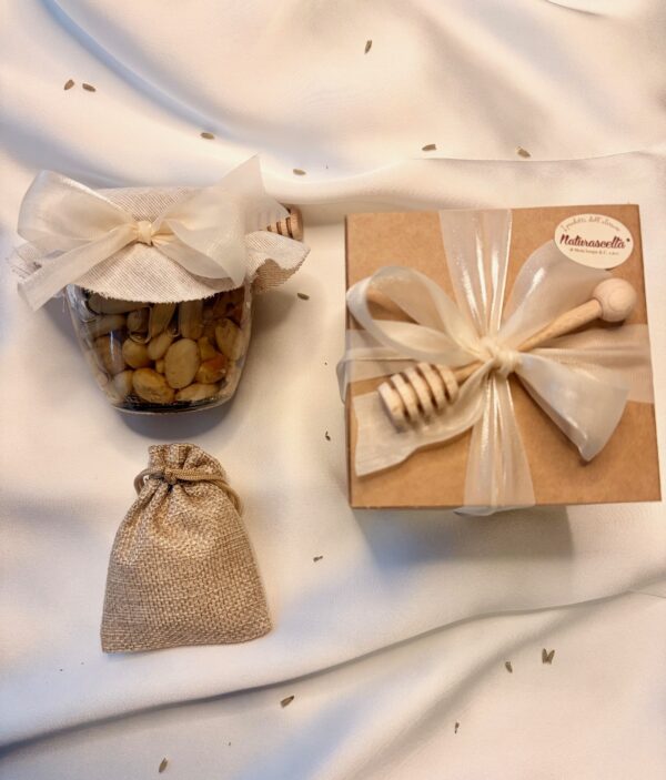 Bomboniera miele e frutta secca raso