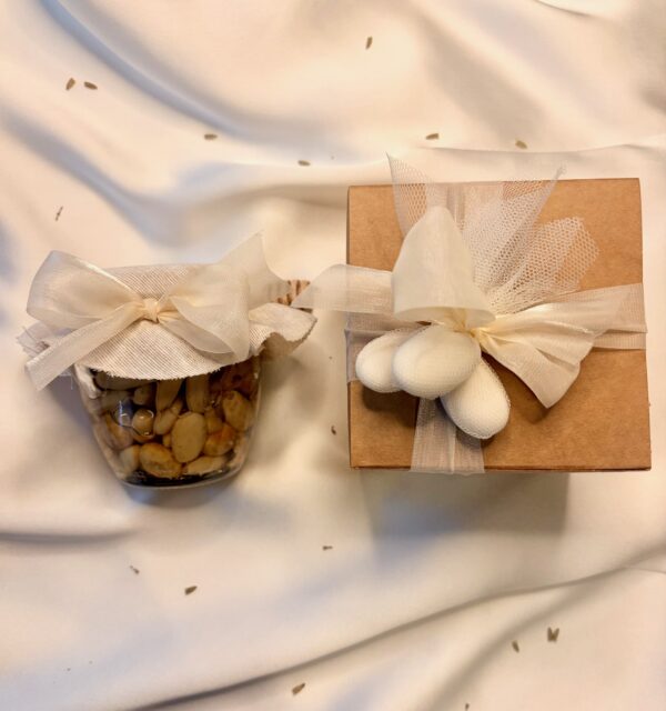 Bomboniera miele e frutta secca raso