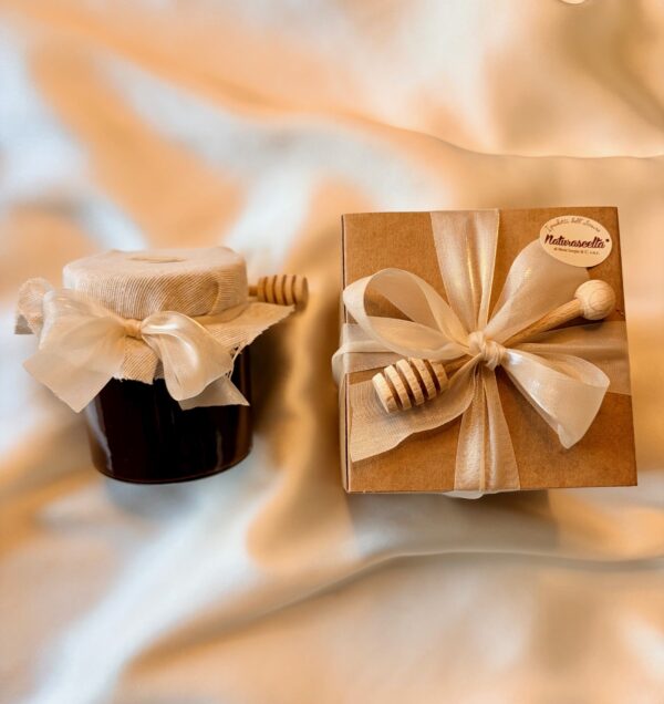 Bomboniera mielfrutta raso