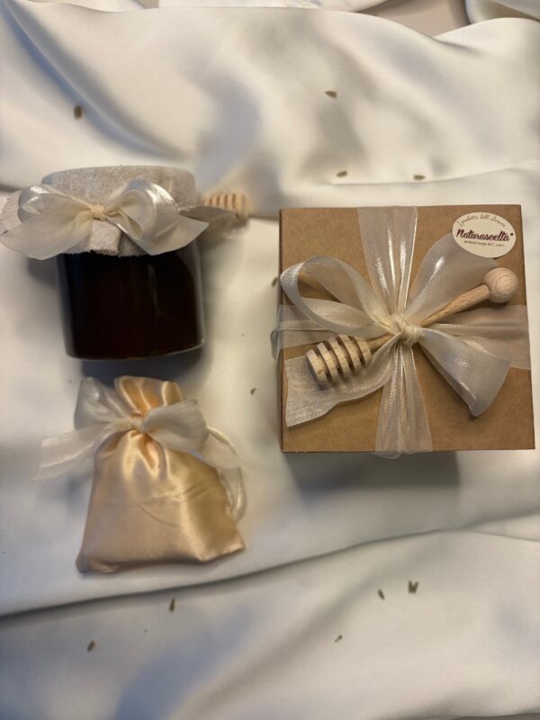 Bomboniera mielfrutta raso